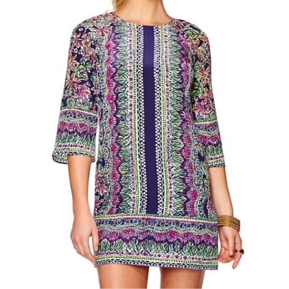 Lilly Pulitzer Silk Rylee Shift Dress Size 6